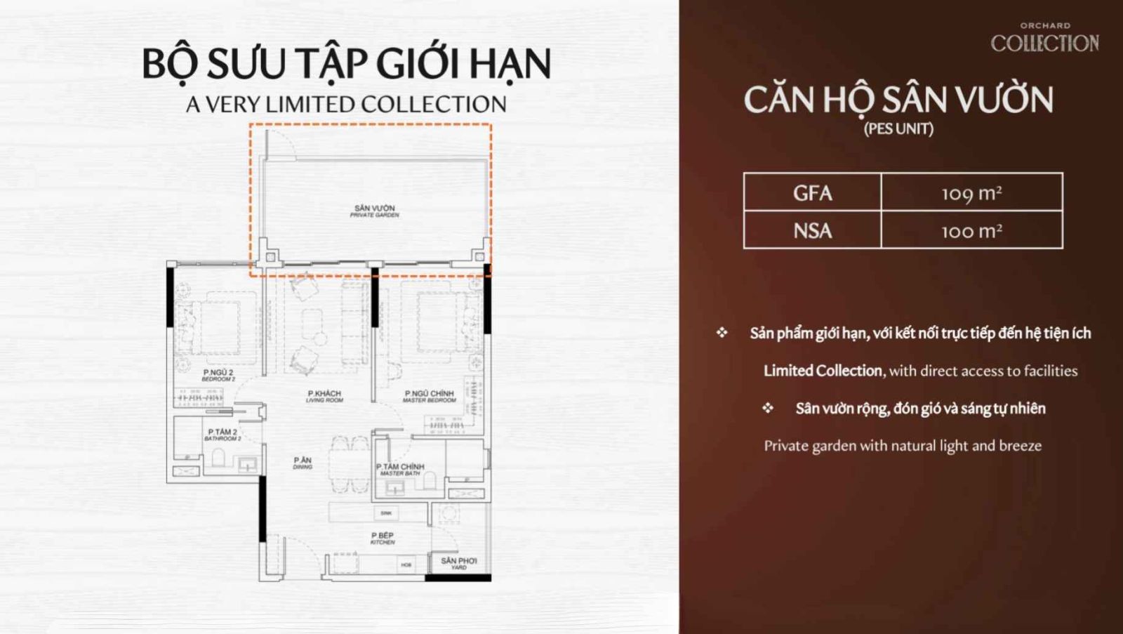 Mặt bằng chi tiết căn hộ Orchard Collection | Sycamore Bình Dương